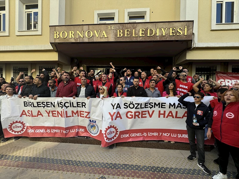 Bornova Belediyesine grev kararı asıldı