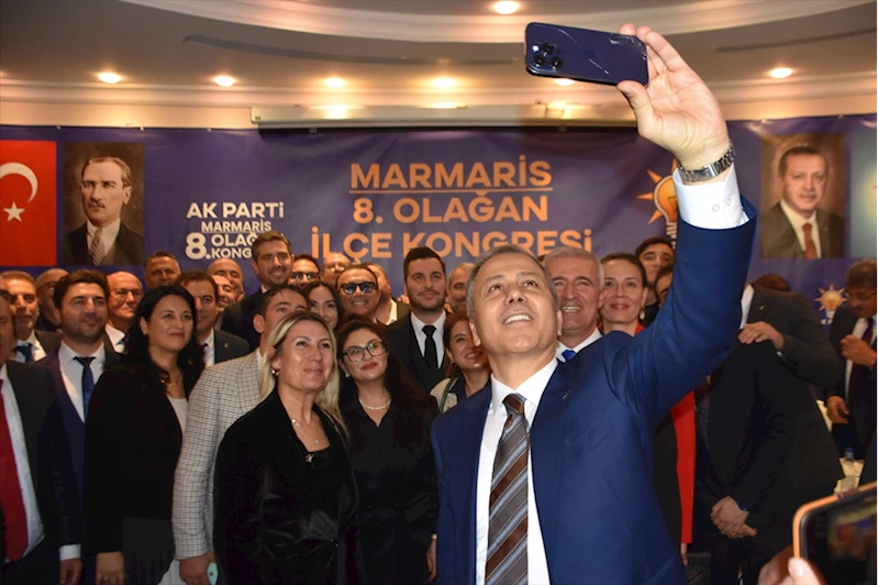 İçişleri Bakanı Yerlikaya, AK Parti Marmaris İlçe Kongresi’nde konuştu: