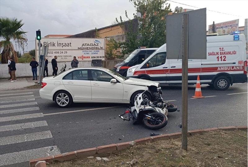 Nazilli’de Trafik Kazası: 21 Yaşındaki Motosiklet Sürücüsü Yaralandı