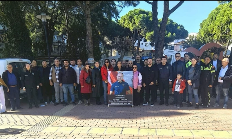  Şehit Polis Memuru Mehmet Tozun Seferihisar’da Anıldı