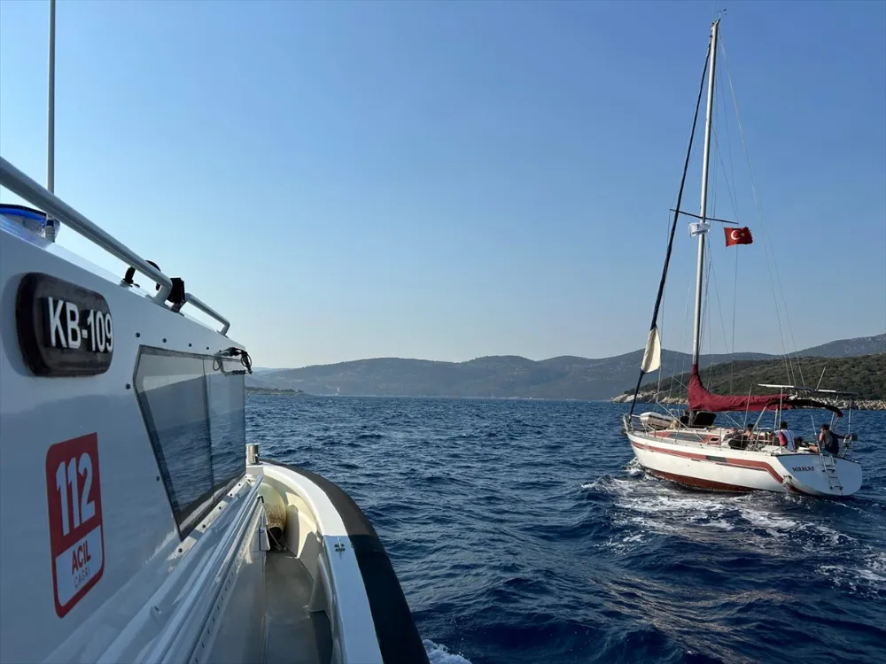 Bodrum açıklarında 75 düzensiz göçmen yakalandı