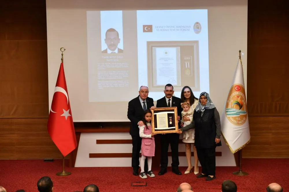 Devlet Övünç Madalyası ve Beratı Tevcih Töreni Gerçekleştirildi