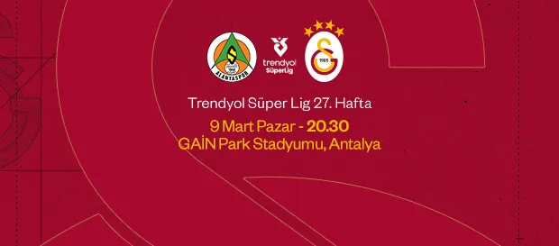 Galatasaray, Alanyaspor Deplasmanında Galibiyet Arıyor